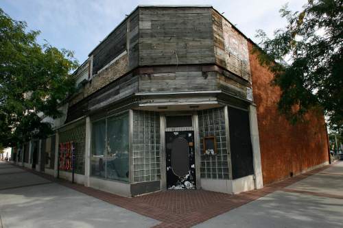 Scott Sommerdorf  |  The Salt Lake Tribune             
The Zephyr club building on the southeast corner of 300 South and West Temple, Thursday, September 6, 2012. The Salt Lake City Council is scheduling a vote on a demolition ordinance geared to fighting urban blight.