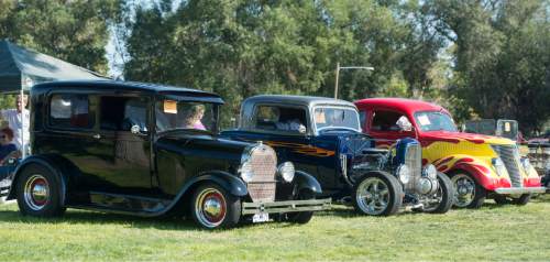Rick Egan  |  The Salt Lake Tribune

Hot-rods and vintage cars were on display at the car show at the 15th Annual Labor Day Picnic, 
in Magna Copper Park,  Monday, September 7, 2015.