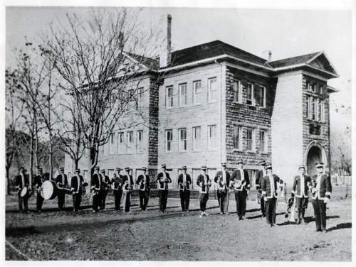 Tribune file photo

The St. George College Band, 1913.