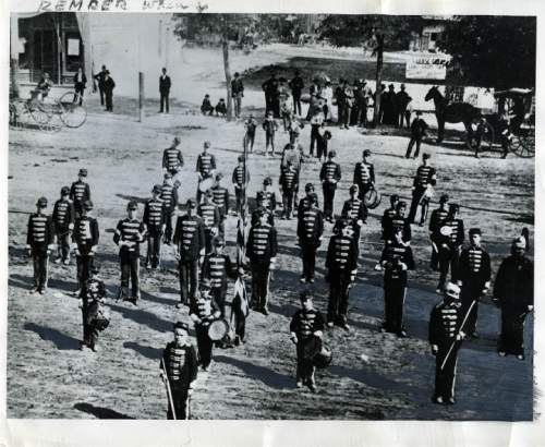 Tribune file photo

Birrell's Band, 1890s. The band was officially called the Juvenile Tabernacle Choir. The band leader Henry Charles Birrell and all the members of the band were boys in their early teens.