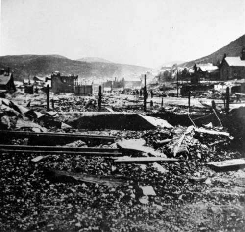 Salt Lake Tribune Archive

Main Street in Park City following a devastating fire in 1898.