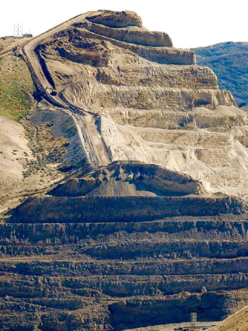 Trent Nelson  |  The Salt Lake Tribune
Geneva Rock's operations at Point of the Mountain, straddling Utah and Salt Lake Counties, Tuesday September 22, 2015.