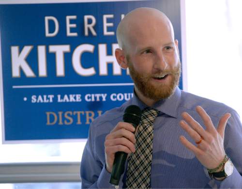 Al Hartmann  |  Tribune file photo
Derek Kitchen, candidate for Salt Lake City's District 4 council seat.
