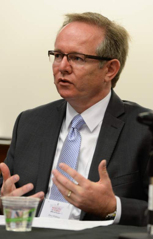 Francisco Kjolseth | The Salt Lake Tribune
David Winberg, Director of the NSA Operations Center in Utah attends a conference at the University of Utah hosted by Congressman Chris Stewart entitled America's Role in the World on Tuesday, Oct. 13, 2015.