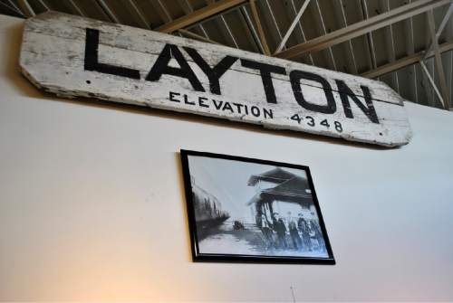 Rachel Piper  |  The Salt Lake Tribune

The Layton Heritage Museum has collected photos of the depot and the area through history.