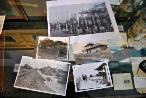 Rachel Piper  |  The Salt Lake Tribune

The Layton Heritage Museum has collected photos of the depot and the area through history.