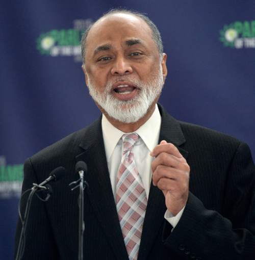Al Hartmann  |  Tribune file photo
Imam Abdul Malik Mujahid, Chairman of the Parliament of the World's Religions Board of Trustees, says hate is rising in the United States in the form of Islamophobia.
