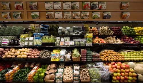 Steve Griffin  |  The Salt Lake Tribune

The new Natural Grocers store in Salt Lake City, Monday, October 26, 2015.  It's the third Utah store and the 104th nationwide, for the 60-year-old chain that specializes in organic/natural foods.