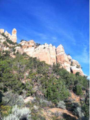 Nate Carlisle  |  The Salt Lake Tribune

Eagle Crags is a 6-mile trail, seen here on Sept. 26, 2015, near Rockville that enters into Canaan Mountain Wilderness. The wilderness area buttresses the southwest flank of Zion National Park.
