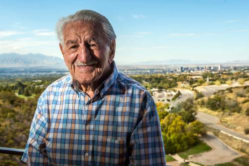 Chris Detrick  |  The Salt Lake Tribune
SeÒor Pepe's founder Louis Nichols poses for a portrait at his home in Salt Lake City Wednesday October 21, 2015.