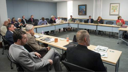 Rick Egan  |  The Salt Lake Tribune

The Utah Transit Authority Board meets in a committee meetings, Wednesday, November 4, 2015.