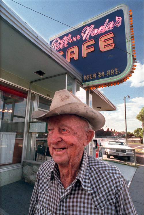 Rick Egan  |  Tribune File Photo 

Doug Nielson ate at Bill and Nada's for years. Aug. 6, 1999.