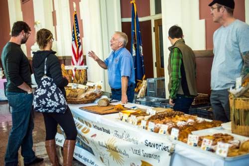Chris Detrick  |  The Salt Lake Tribune
Crumb Brothers Bakery at the Winter Market at the Rio Grande Depot in Salt Lake City on Saturday, Nov. 7, 2015.  The Winter Market runs from 10 a.m. to 2 p.m. every other Saturday through April.