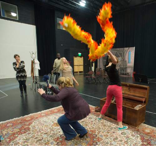 Steve Griffin  |  The Salt Lake Tribune

Rehearsal for "The Child and the Enchantments," a Utah Opera/Utah Symphony joint venture, at the Utah Opera building in Salt Lake City, Tuesday, November 3, 2015.