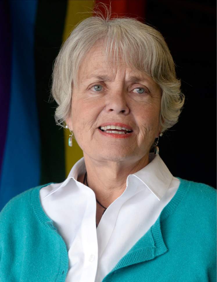 Al Hartmann  |  The Salt Lake Tribune
Carol Gnade, new director of the Utah Pride Center.