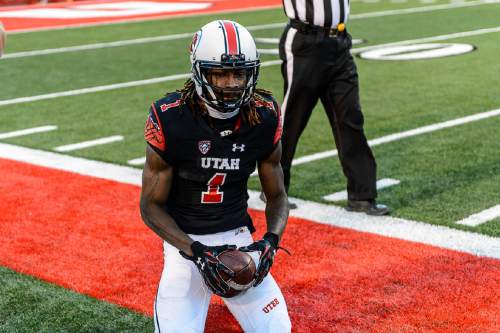 Trent Nelson  |  The Salt Lake Tribune
Utah Utes defensive back Boobie Hobbs (1) holds the ball  as time runs out and the University of Utah Utes lose to UCLA, NCAA football at Rice-Eccles Stadium in Salt Lake City, Saturday November 21, 2015.