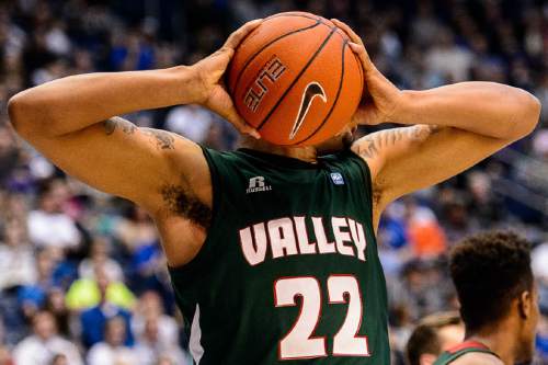 Trent Nelson  |  The Salt Lake Tribune
Mississippi Valley State Delta Devils forward Michael Matlock (22) with the ball, as BYU hosts Mississippi Valley State, NCAA basketball at the Marriott Center in Provo, Wednesday November 25, 2015.