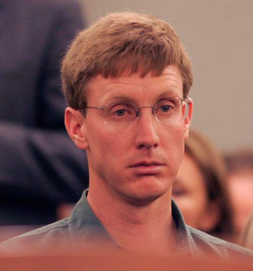 Trent Nelson  |  The Salt Lake Tribune 

Nephi Jeffs, younger brother of Warren Jeffs, sits tense in the courtroom  on before an August 31, 2006, hearing. Handcuffed and flanked by Las Vegas Metro PD Swat officers, FLDS leader Warren Jeffs appeared before Judge James M. Bixler in the Clark County Regional Justice Center this morning and waived an extradition hearing, agreeing to be returned to Utah to face charges related to allegedly arranging an underage marriage.