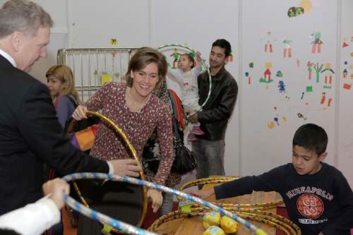 Courtesy  |  LDS Newsroom

Children play with toys donated by The Church of Jesus Christ of Latter-day Saints at a refugee shelter in Berlin, Germany, Monday, November 16, 2015.
