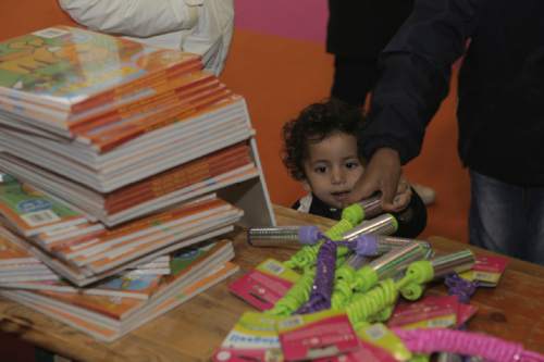 Courtesy  |  LDS Newsroom

A child receives a toy donated by The Church of Jesus Christ of Latter-day Saints at a refugee shelter in Berlin, Germany, Monday, November 16, 2015.