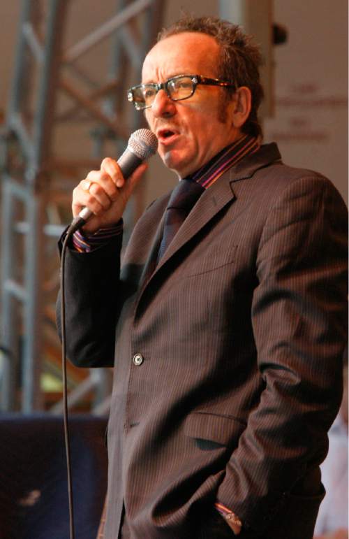 Rick Egan  |  Tribune File photo

Elvis Costello performs with the Utah Symphony to a sold out crowd, at Deer Valley, Saturday, August 15,  2009.