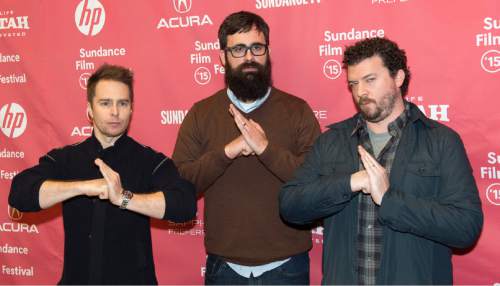 Rick Egan  |  The Salt Lake Tribune

Sam Rockwell, Jared Hess, and Danny McBride pose for photos at the premiere of "Don Verdean" at Eccles Theater, at the 2015 Sundance Film Festival in Park City, Wednesday, Jan. 28, 2015.