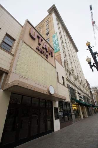 Steve Griffin  |  The Salt Lake Tribune

Exterior of the aging Utah Theater, which Salt Lake City's Redevelopment Agency is trying to get refurbished by a private developer who wants to turn the 97-year-old playhouse into a dinner theater in Salt Lake City, Thursday, December 10, 2015.