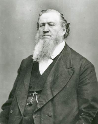 Brigham Young in the 1870s. Courtesy LDS Church Historical Department.