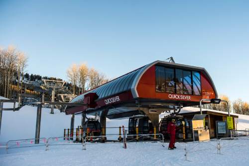 Chris Detrick  |  The Salt Lake Tribune
The Quicksilver Gondola connecting Park City Mountain Resort and Canyons Friday December 18, 2015.