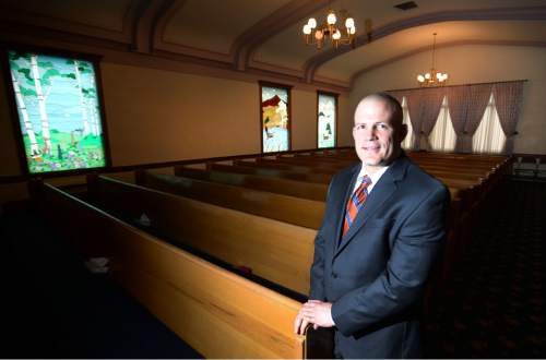 Steve Griffin  |  The Salt Lake Tribune
Spencer Larkin, of Larkin Mortuary, which is celebrating its 130th anniversary in Utah.