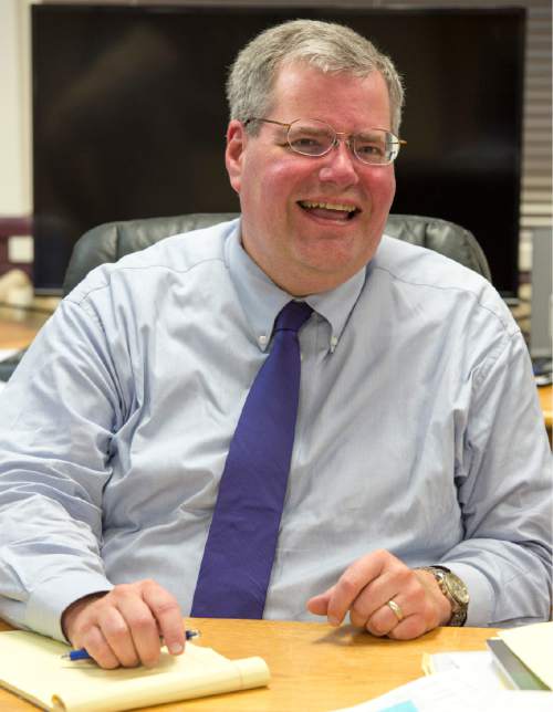 Rick Egan  |  The Salt Lake Tribune

Ogden School District Superintendent Brad Smith, was recently selected as the next Utah state superintendent of public instruction. Monday, November 3, 2014