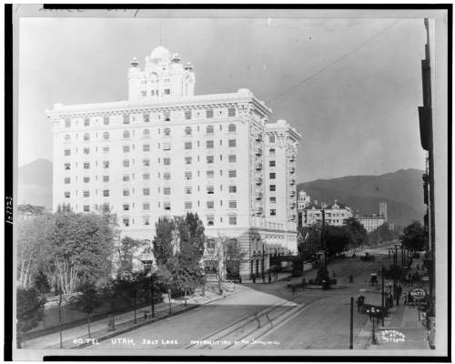 Photos courtesy Library of Congress

A view of Hotel Utah from 1911.