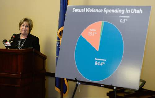 File photo  The Salt Lake Tribune| Francisco Kjolseth
Donna Kelly, a prosecutor and instructor on sex crimes for the Utah Prosecution Council, talks about the release of data on the economic burden of sexual violence in Utah.