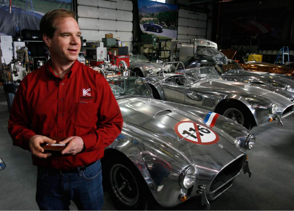 Rick Egan  | Tribune file photo

David Kirkham, who makes custom-built aluminum versions of the Shelby Cobra in Provo, calls Utah's auto franchise laws "un-American" and the epitome of "crony capitalism."