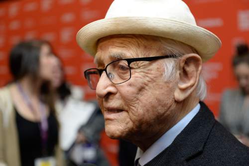 Francisco Kjolseth | The Salt Lake Tribune
Norman Lear, the subject of "Norman Lear: Just Another Version of You," a documentary about the legendary TV producer, talks to the press for the movie premiere at the 2016 Sundance Film Festival in Park City on Thursday, Jan. 21.