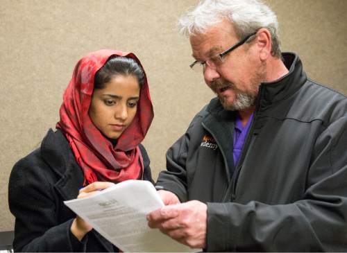 Rick Egan  |  The Salt Lake Tribune

Sonita Alizadeh discusses a ASCAP recording contract prior to performing at the Sundance Film Festival Music Cafe with Frank Moody, a mentor and faculty member at Mount Pleasant's Wasatch Academy.