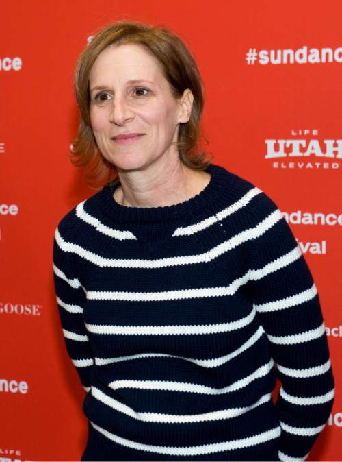 Rick Egan  |  The Salt Lake Tribune

Kelly Reichardt, director, in Park City for the premiere of her film "Certain Women" during the Sundance Film Festival, at the Eccles Theatre, Sunday, January 24, 2016.