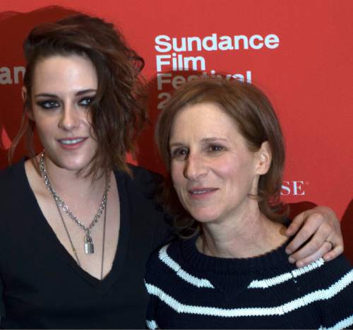 Rick Egan  |  The Salt Lake Tribune

Kristen Stewart, with director Kelly Reichardt,  in Park City for the premiere of the film "Certain Women" during the Sundance Film Festival, at the Eccles Theatre, Sunday, January 24, 2016.