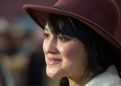 Rick Egan  |  The Salt Lake Tribune

Lily Gladstone, in Park City for the premiere of the film "Certain Women" during the Sundance Film Festival, at the Eccles Theatre, Sunday, January 24, 2016.