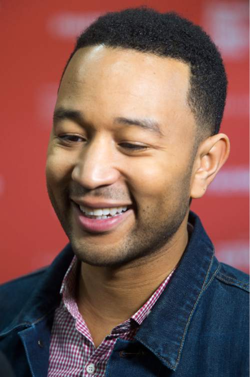 Rick Egan  |  The Salt Lake Tribune

John Legend on the red carpet for the film "Southside With You," at the  2016 Sundance Film Festival premiere in Park City, at the Eccles Theatre, Sunday, January 24, 2016.