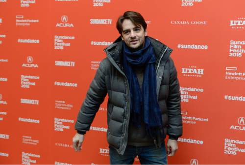 Francisco Kjolseth | The Salt Lake Tribune
Actor Vincent Piazza walks the press line prior to the premiere of "The Intervention" on Tuesday, Jan. 26, at the 2016 Sundance Film Festival in Park City.