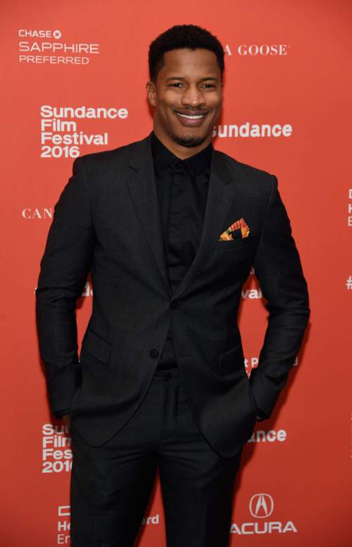 Nate Parker, the director, star and producer of "The Birth of a Nation," poses at the premiere of the film at the 2016 Sundance Film Festival on Monday, Jan. 25, 2016, in Park City, Utah. (Photo by Chris Pizzello/Invision/AP)