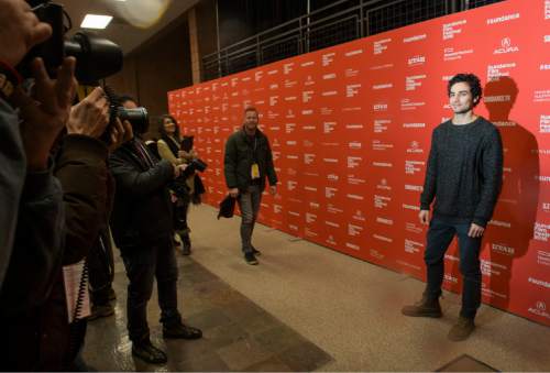 Rick Egan  |  The Salt Lake Tribune

Adam Bakri poses for photos on the red carpet for "Ali & Nino," at its premiere at the 2016 Sundance Film Festival at the Eccles Theatre in Park City, Wednesday, Jan. 27, 2016.