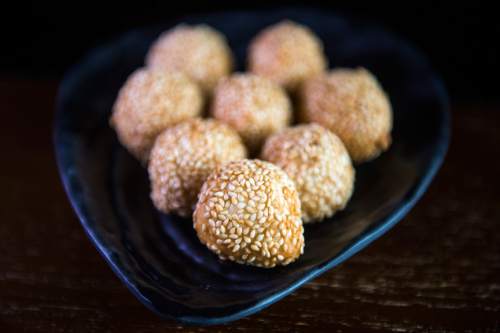 Chris Detrick  |  The Salt Lake Tribune
Sesame balls stuffed with red bean paste ($4.99) at Cy Noodles House in South Salt Lake.