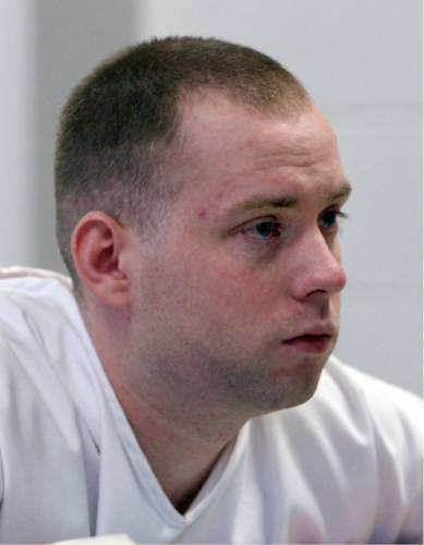 Steve Griffin  |  The Salt Lake Tribune

Brookes Colby Shumway, who, at age 15, killed a 14-year-old friend, Christopher Ray, by stabbing him 39 times in 2000, listens to testimony during his parole hearing at the Utah State Prison in Draper on January 4, 2007.