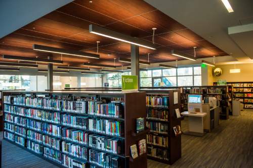 Chris Detrick  |  The Salt Lake Tribune
The new Marmalade Branch Library Tuesday February 23, 2016. The library will open to the public on Saturday.