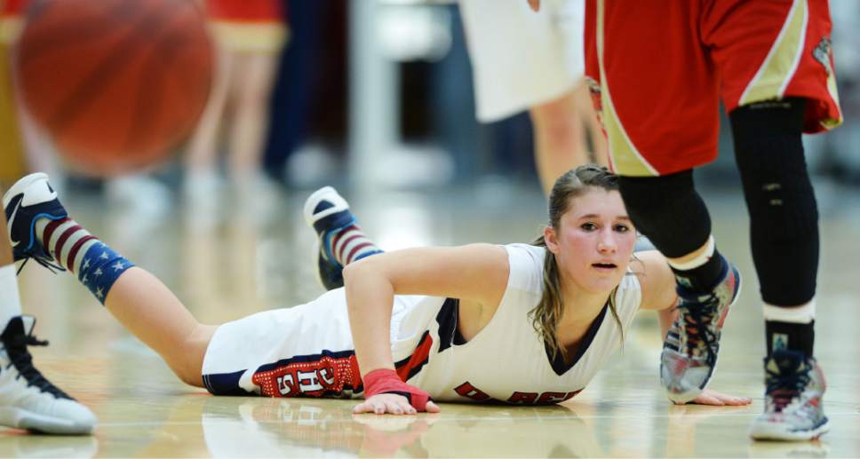 Steve Griffin  |  The Salt Lake Tribune


Springville's Olivia Park watches the ball sail out of bounds during the Judge Memorial Catholic High School versus Springville High School girl's 4A quarter final game at Salt Lake Community College in Salt Lake City, Wednesday, February 24, 2016.