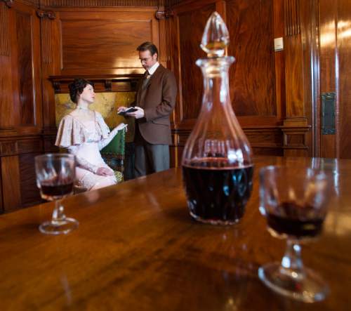 Steve Griffin  |  The Salt Lake Tribune


Katie Wieland as Sheila Birling and Christopher Kelly as Inspector Goole in Pioneer Theatre Company's mystery "When An Inspector Calls," during photo shoot at the McCune Mansion in Salt Lake City, Monday, Feb. 8, 2016.