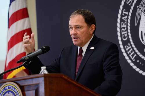 Scott Sommerdorf   |  Tribune file photo
Utah Gov. Gary Herbert approves of the death sentence as it's presently used in the state -- sparingly and for the most heinous of crimes. He hasn't weighed in on what he'll do if the bill abolishing the sentence lands on his desk.