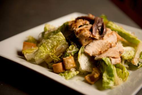 Jeremy Harmon  |  The Salt Lake Tribune

Chicken caesar salad with anchovies at Twist in Salt Lake City.